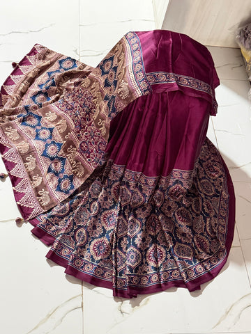 Italian silk saree