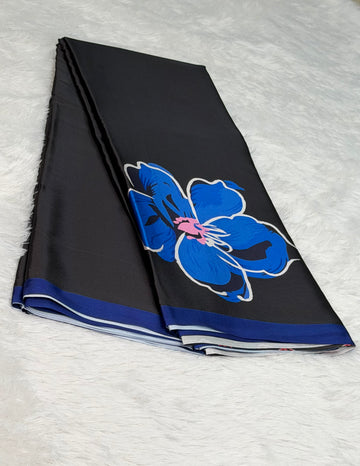 Satin silk saree