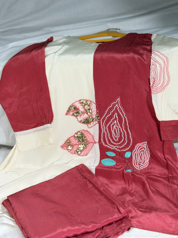short kurti with plazo