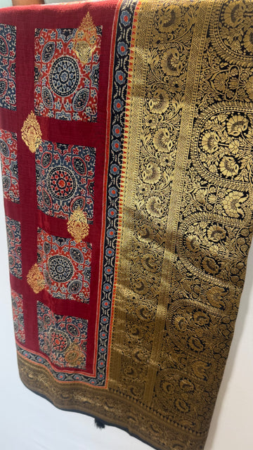 Pure Gaji silk saree