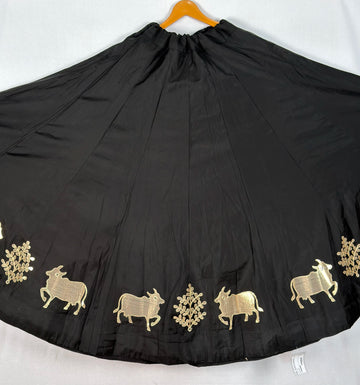 Roman Silk Chaniya Choli Skirt