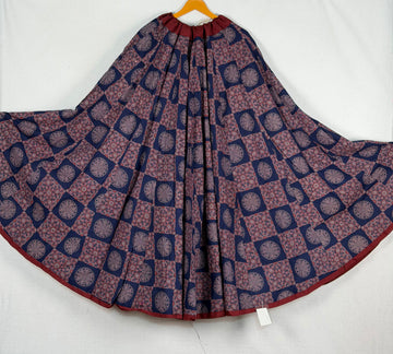 Pure Cotton Printed Lehenga with Unstitched Blouse