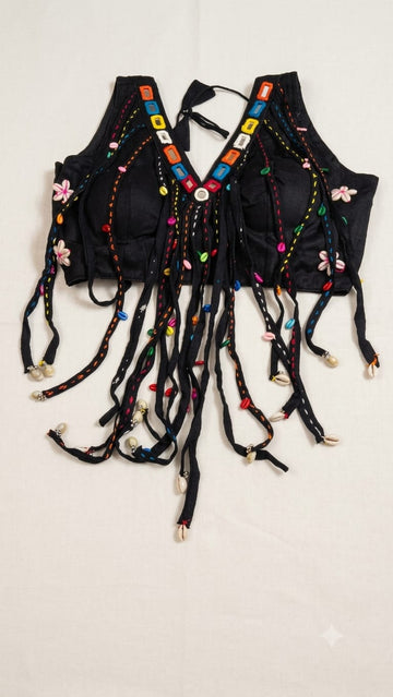 Cotton Navratri Blouse (Size: up to 44)