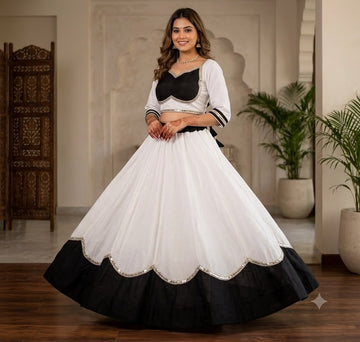 Roman Silk Lehenga with Blouse